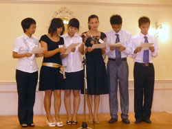 歓迎レセプション